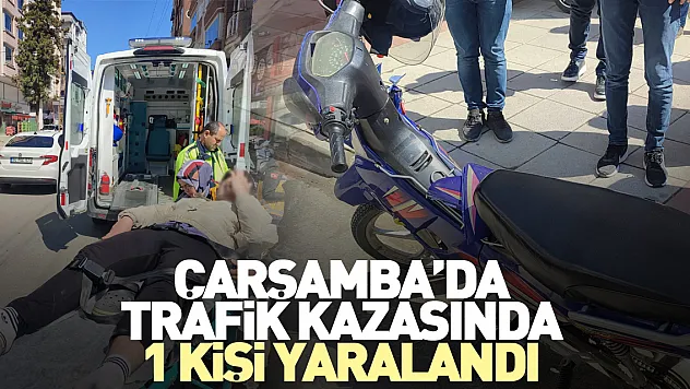 Çarşamba'da trafik kazası