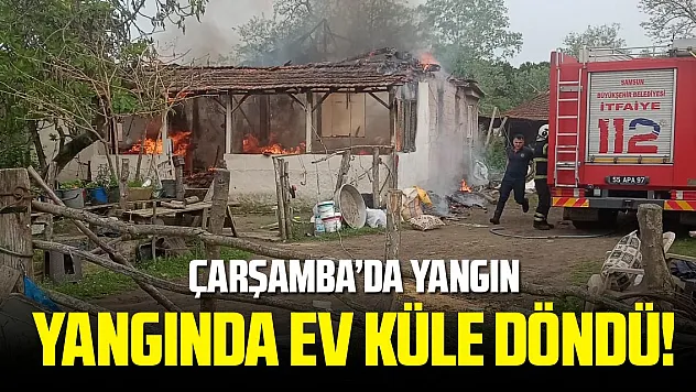 Ev küle döndü!