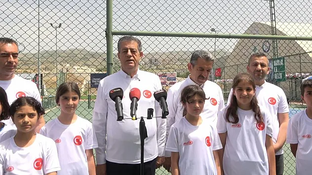 4. Uluslararası Cudi Cup Tenis Turnuvası hazırlıkları tamamlandı