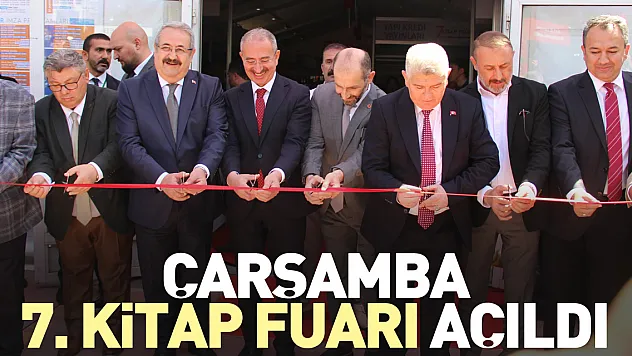 ÇARŞAMBA 7. KİTAP FUARI AÇILDI