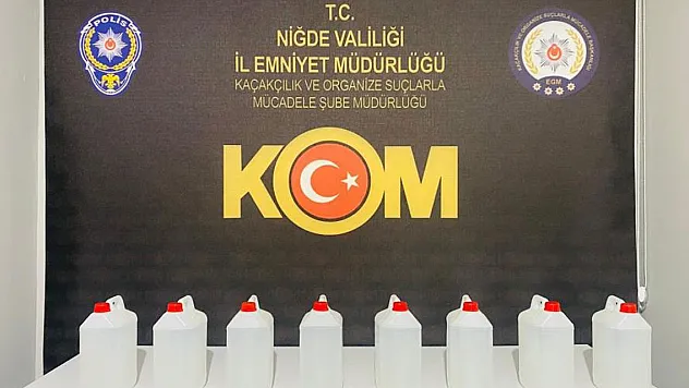 Niğde'de kaçakçılık operasyonu