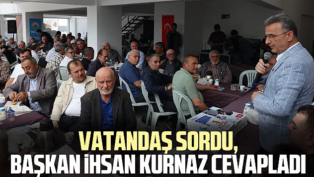 Vatandaş Sordu, Başkan ihsan Kurnaz Cevapladı