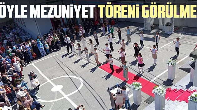 BÖYLE MEZUNiYET TÖRENi GÖRÜLMEDi