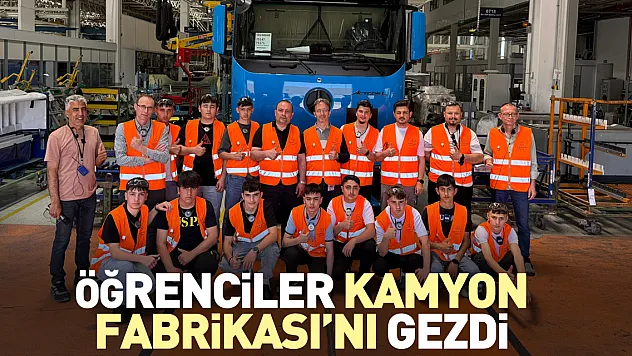 Öğrenciler Kamyon Fabrikası'nı Gezdi