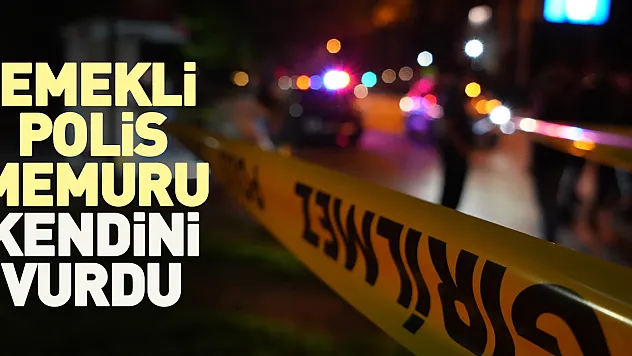 Emekli polis memuru kendini vurdu
