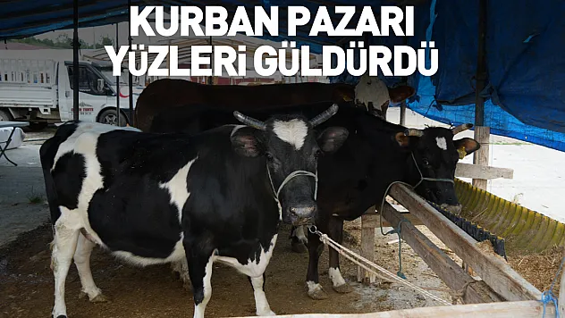 Kurban pazarı yüzleri güldürdü