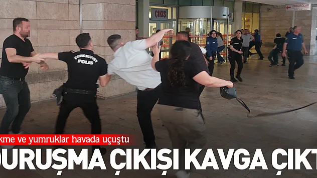 Duruşma çıkışı kavga çıktı