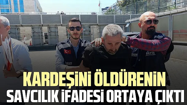 Kardeşini öldürenin Savcılık ifadesi ortaya çıktı