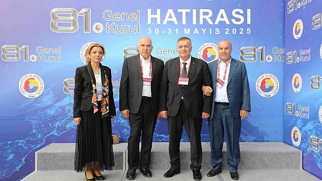 TOBB 81. Genel Kurulu'na katıldı