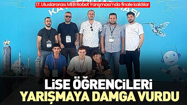 Lise öğrencileri yarışmaya damga vurdu