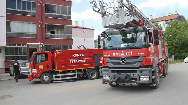 Beyşehir ve Hüyük'te yangın