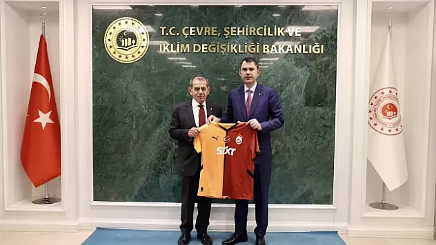 Bakan Kurum, Galatasaray Başkanı Dursun Özbek'i Ağırladı