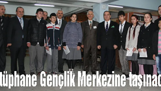 Kütüphane Gençlik Merkezine taşınacak