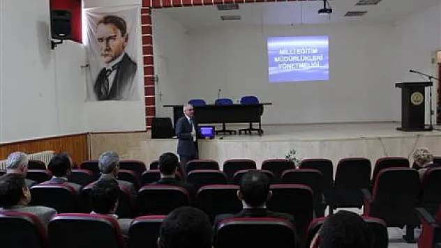 Okul İdarecilerine Sivil Savunma semineri