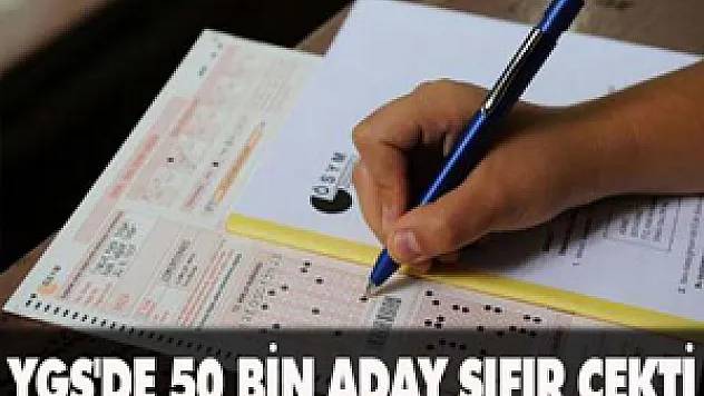 50 bin aday sıfır çekti