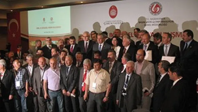 Medya buluşmasında sertifikalar verildi