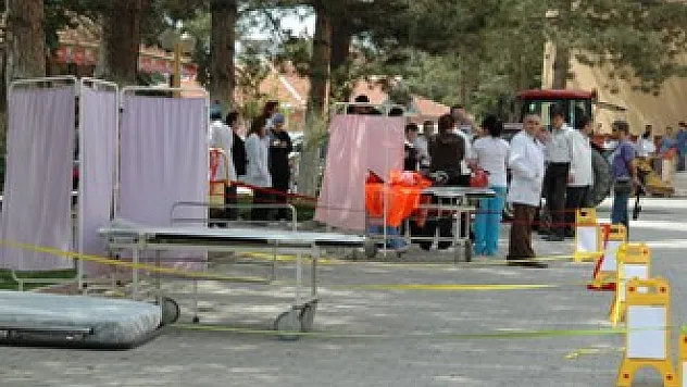 Hastanedeki Yangın Tatbikatı Gerçeğini Aratmadı