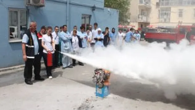 Büyük Anadolu Hastanesi'nde yangın tatbikatı