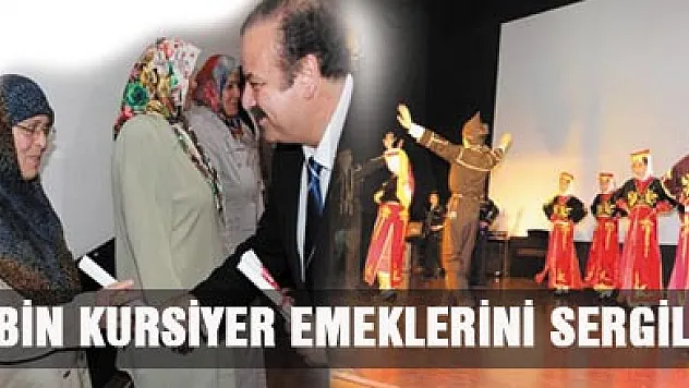 17 Bin Kursiyer Emeklerini sergiledi