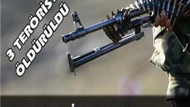 Tunceli'de çatışma: 3 terörist öldürüldü