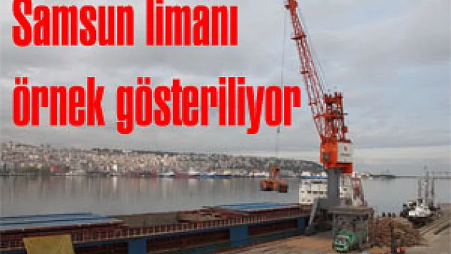 Samsun limanı örnek gösteriliyor