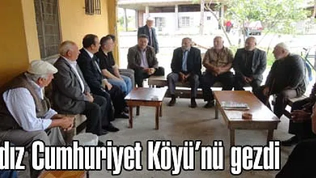 Yıldız Cumhuriyet Köyü'nü gezdi