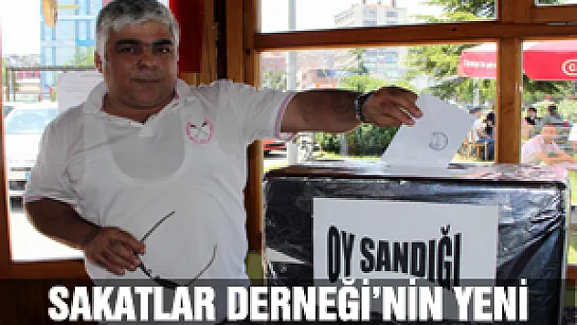 SAKATLAR DERNEĞİ'NİN YENİ BAŞKANI MEHMET YILMAZ OLDU