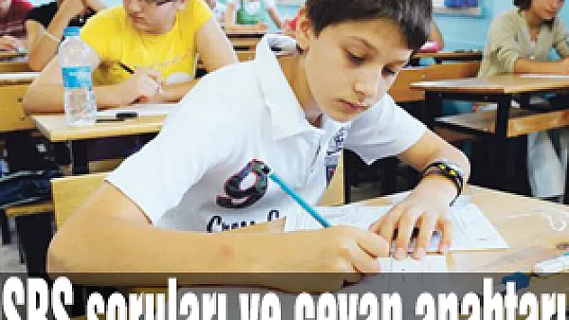 SBS soruları ve cevap anahtarı