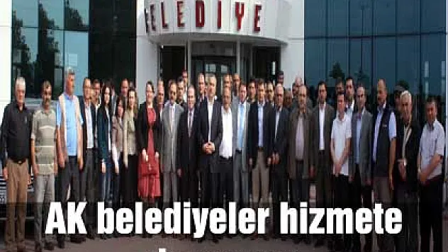 AK belediyeler hizmete doymuyor