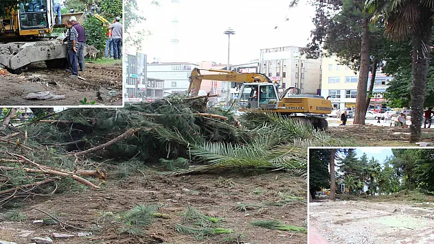 Gazi Parkı Tıraş oldu