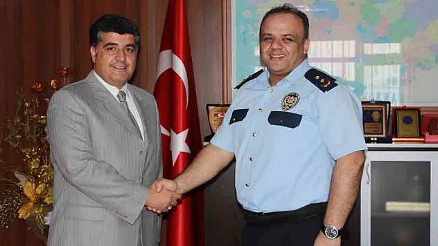 Terfi eden Özaslan'ı İl Emniyet Müdür vekili ziyaret etti