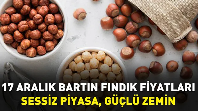 17 Aralık Bartın Fındık Fiyatları | Sessiz Piyasa, Güçlü Zemin