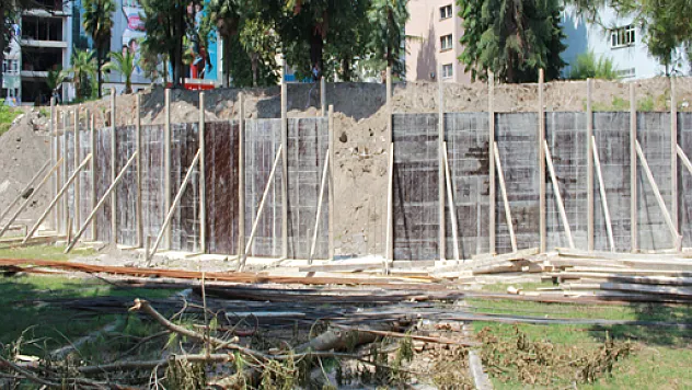 Gazi parkına ilk çivi vuruldu