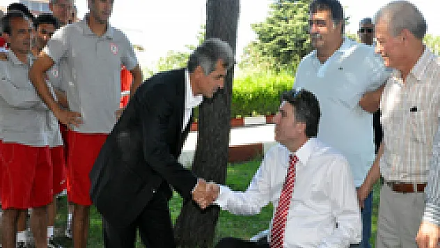 Samsunspor'da bayramlaşma