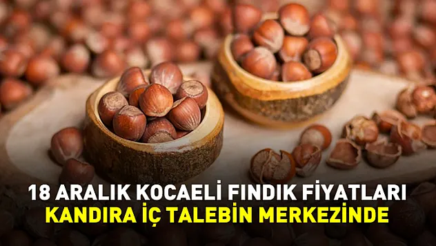 18 Aralık Kocaeli Fındık Fiyatları | Kandıra İç Talebin Merkezinde