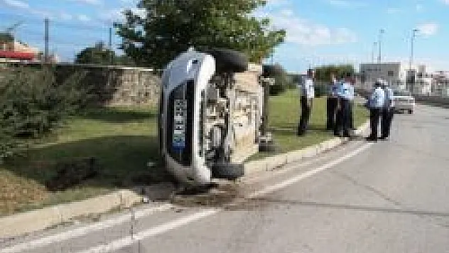 Otomobil Takla Attı: 1 Yaralı