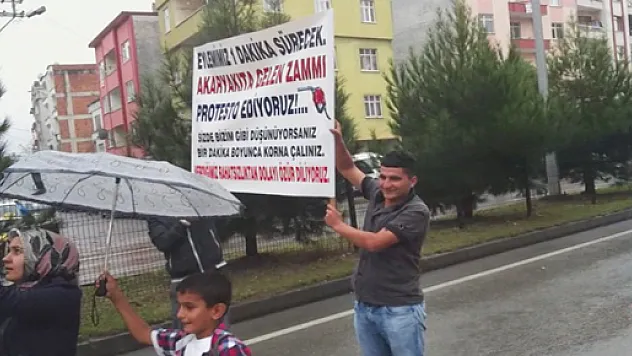 Akaryakıt Zammını Protesto Ettiler