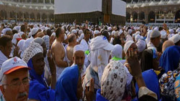 Hacı adayları kutsal topraklarda