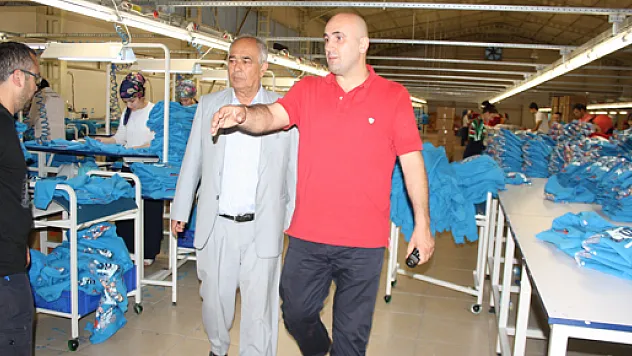 Düzenli Tekstil fabrikasında