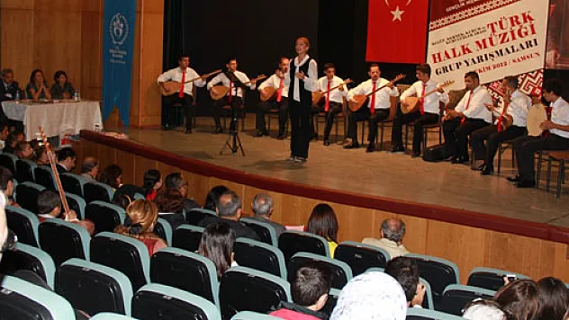 Türk Halk Müziği grup yarışmaları Samsun'da yapıldı