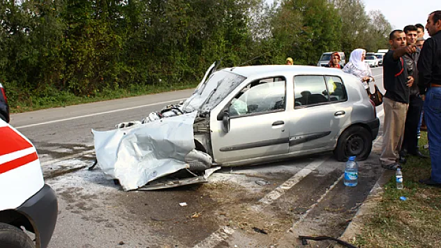 Çarşamba'da kaza 1 ölü, 3 yaralı