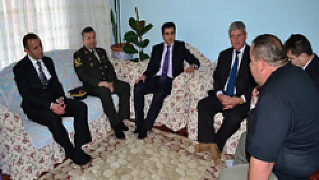Kaymakam Akıl'dan Şehit ailelerine ziyaret
