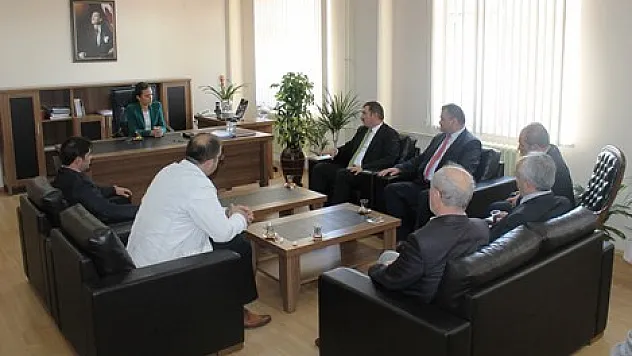 Köktaş' tan Kaymakam Özdemir'e ziyaret