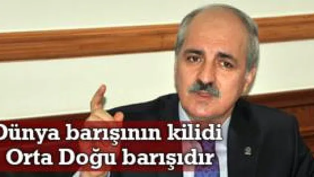 Dünya barışının kilidi Orta Doğu barışıdır