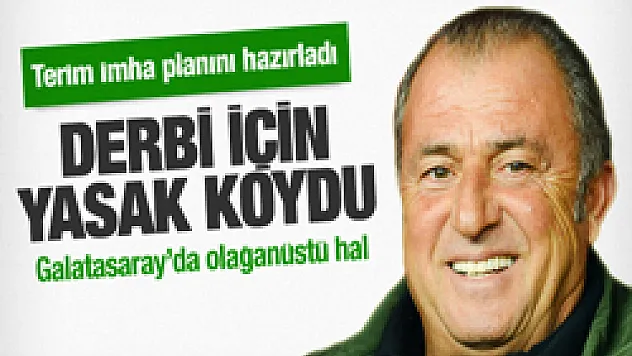 Fatih Terim'in F.Bahçe'yi imha planı