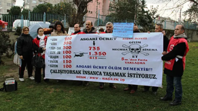 Dev Sağlık-İş, Asgari Ücreti Eleştirdi