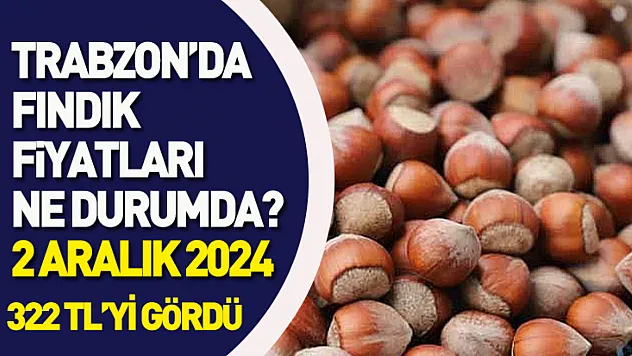 2 Aralık 2025 Trabzon Fındık Fiyatları | Avrupa Talebi Piyasayı Ateşledi