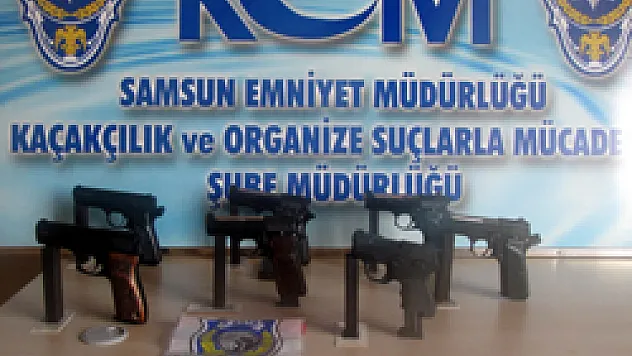 Silah kaçakçılığına 3 gözaltı