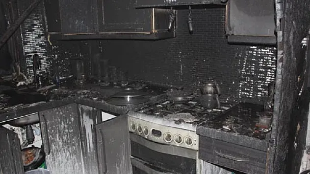 Çarşamba'da ev yangını  