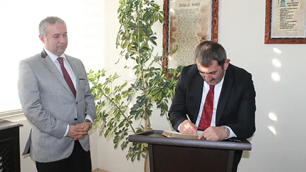 Başkan Köktaş'tan Ayvacık Belediyesi'ne ziyaret